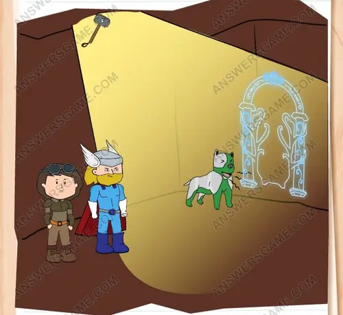 Pourquoi est-ce que le chien aboie sur ce mur. Brain Test 3 Niveau 121