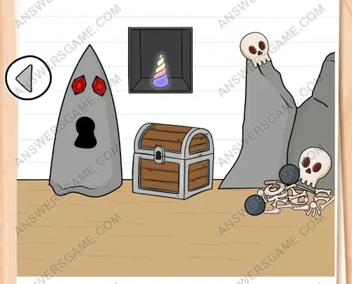 Il Corno deve trovarsi qui da qualche parte. Brain Test 3 Livello 194