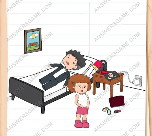 Busca algo para que Julia se distraiga y deje dormir a Smith. Brain Test 3 Nivel 235