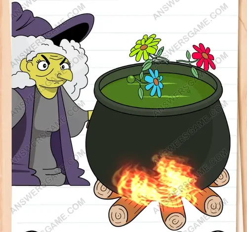 Die Hexe will einen Zaubertrank brauen. Die Formel lautet 2R3Gb1Gn3B. Brain Test 3 Level 135