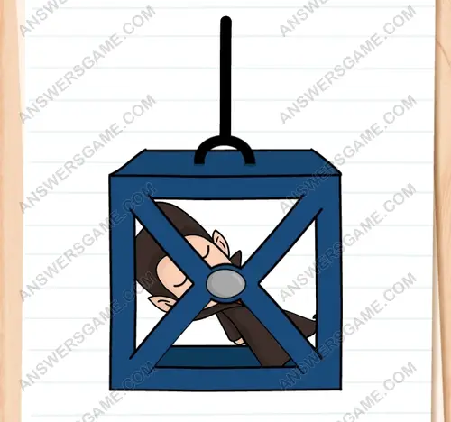 Der Obervampir muss betäubt werden, damit Lóki an ihm arbeiten kann. Brain Test 3 Level 144