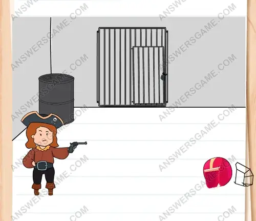 Mary must fend off the attackers. Brain Test 3 Level 200