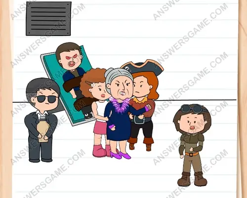 Alice llegó con el agua sagrada, pero Cocoshanel no la deja tocar a Jim. Brain Test 3 Nivel 286