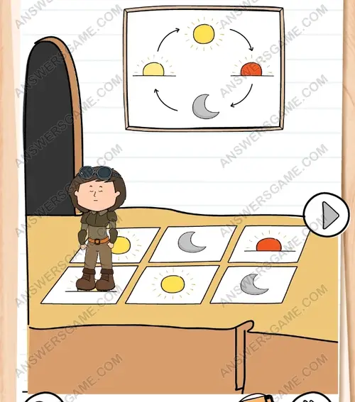 Debo salir de esta pirámide. Brain Test 3 Nivel 48