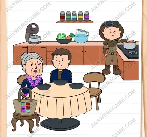 Alyx wants to impress Madame with her cooking. Brain Test 3 Level 291