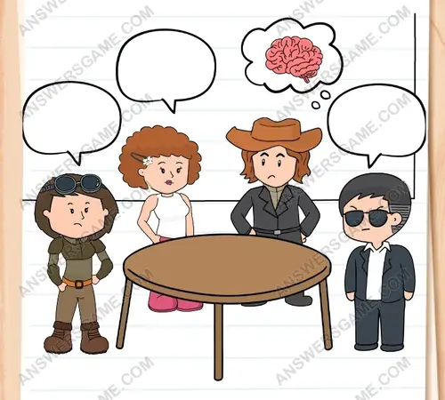 Metin, Asım'a yardım etmek için bir fikir bulmalı. Brain Test 3 Sevi̇ye 238