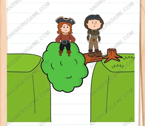 Comment faire pour traverser. Brain Test 3 Niveau 73