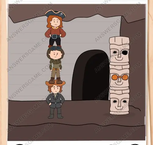 They need to open a secret passage. Brain Test 3 Level 260