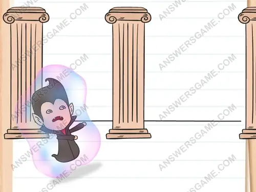 Dracula is dangerously over-powered. His minions must save him. Brain Test 3 Level 130