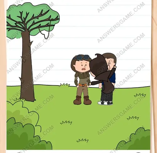 Paul vrea să o protejeze pe Ale de atacul lui Dracula. Brain Test 3 Nivelul 229