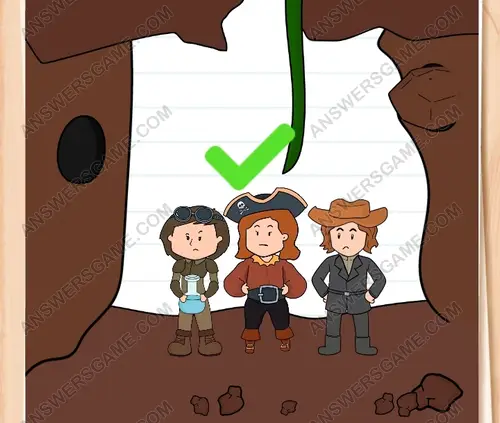 Sie sind nahe an der Oberfläche, aber sie müssen einen Weg hinaus finden. Brain Test 3 Level 278