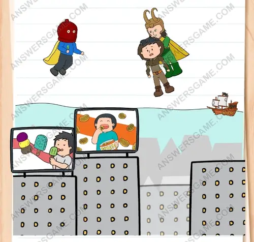 Loki lastimará a Alice si Energón no renuncia a sus poderes. Brain Test 3 Nivel 176