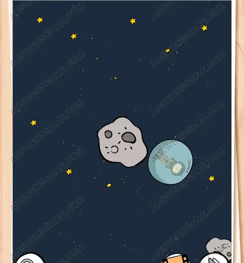 Good job, Gundolf! He teleported me into the middle of space. Brain Test 3 Level 81