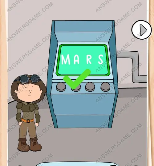 Hımm...Rotayı Mars'a ayarlamalıyım. Vay arkadaş... Bu uzay gemisi fazla sıkıcı. Brain Test 3 Sevi̇ye 86