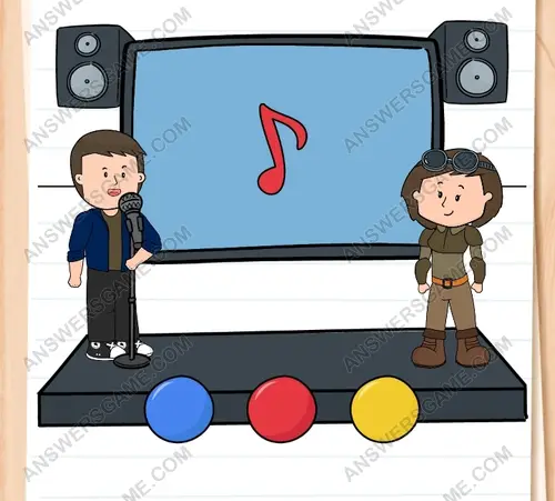 Pierre wants to impress Alyx with his karaoke skills. Brain Test 3 Level 171