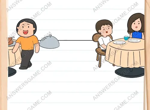 Smedimesh menculiknya! Alexa harus mengejar. Brain Test 3 Level 156