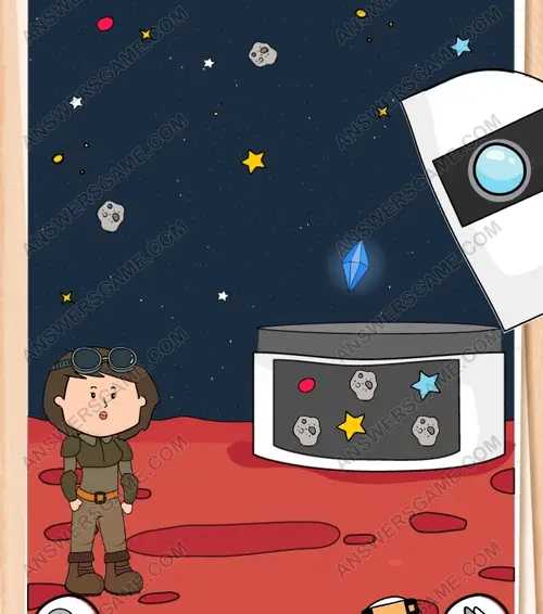 Aha! Taş bu mahzende olmalı. Brain Test 3 Sevi̇ye 89