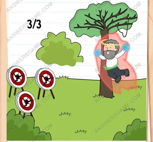 Eveeet... Süperbaba uçmayı öğrendi.. Sıra geldi atış talimine. Brain Test 3 Sevi̇ye 138