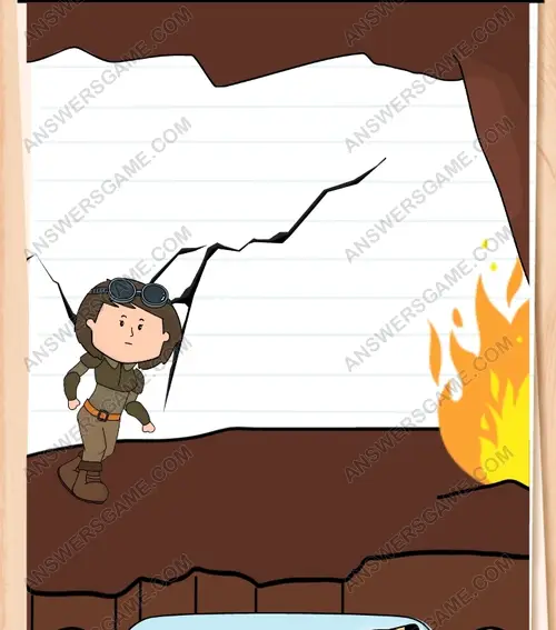 Devo attraversare il fuoco. Brain Test 3 Livello 103