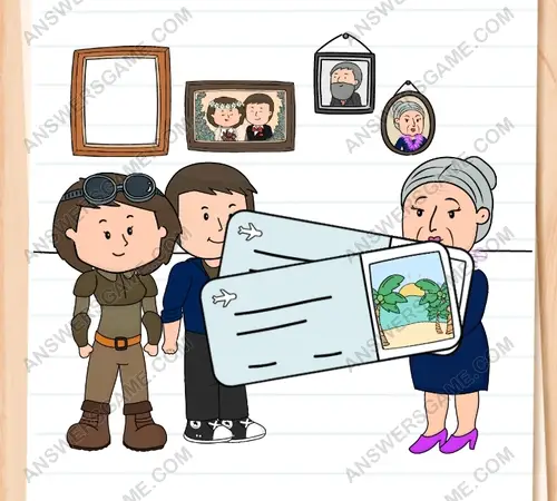 Madam şimdi onlara bir düğün hediyesi vermek istiyor. Brain Test 3 Sevi̇ye 297