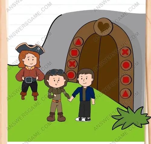 They can open the door with the power of true love. Brain Test 3 Level 192