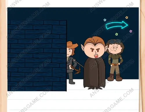 They must handle that bulky vampire. Brain Test 3 Level 240