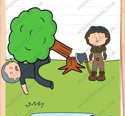 Ten drahokam patří mému šéfovi! Jdi mi z cesty. Brain Test 3 Úroveň 36