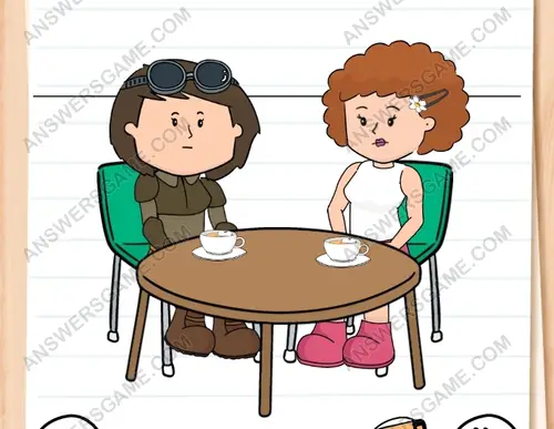 Alice quiere hablar sobre su más reciente aventura en la que salvó a su padre. Brain Test 3 Nivel 152