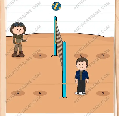 Quieren jugar al voley. Brain Test 3 Nivel 222