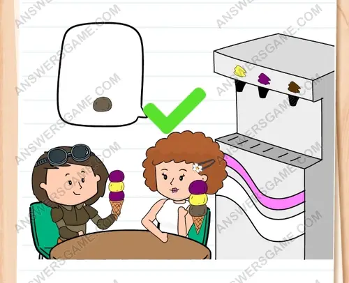 Ceren en sevdiği dondurmayı istiyor. Brain Test 3 Sevi̇ye 161