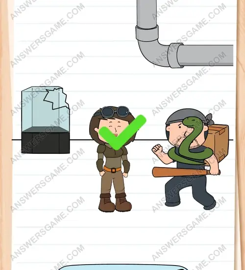 Hey! You are not supposed to be here. Brain Test 3 Level 26