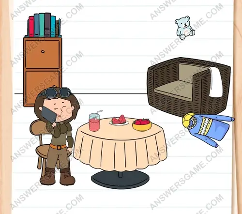 Alyx is bored at home, try to cheer her up. Brain Test 3 Level 150