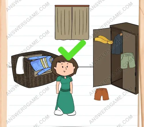 Alice debe ponerse algo apropiado para la ceremonia. Brain Test 3 Nivel 154