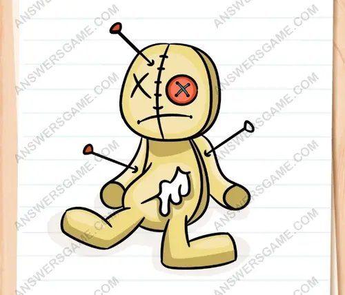 Gundolf Puzzle. Fix my voodoo doll. Brain Test 3 Level 109