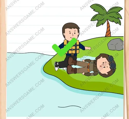 Brain Test 3: A lány nem lélegzik! Kevinnek csinálnia kell valamit. 300. Szint