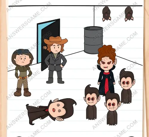 They found Dracula's house, but where is he. Brain Test 3 Level 247