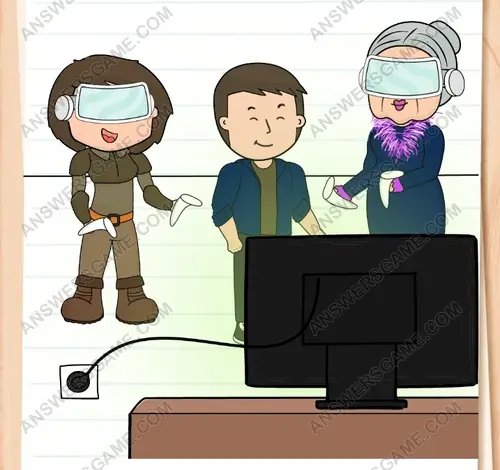 Beruhige die Madame. Brain Test 3 Level 294