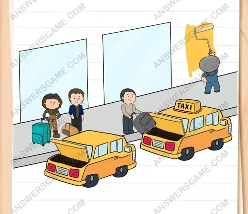 They need a taxi. Brain Test 3 Level 221