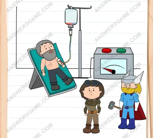Zalim Loki!.. Taş'ların tılsımını Aykut Amca'dan geri emiyor! Durdur onu. Brain Test 3 Sevi̇ye 123