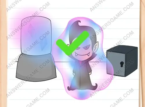 Meanwhile, Dracula was looking for a way to reveal the Gems' powers. Brain Test 3 Level 129