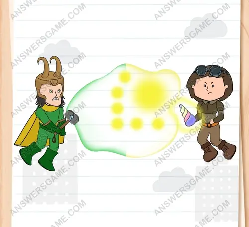 Ale trebuie să anihileze puterea lui Loki. Brain Test 3 Nivelul 208