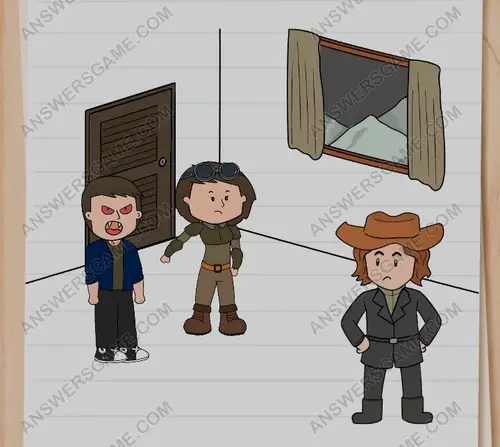 Alix a trouvé la maison de Joe le chasseur de monstres. Brain Test 3 Niveau 236