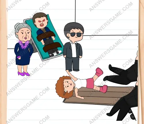 Madame ordered her bodyguards to take Pierre away, stop them. Brain Test 3 Level 285