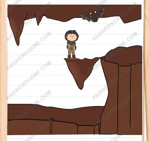 They must find a way to climb up there. Brain Test 3 Level 108