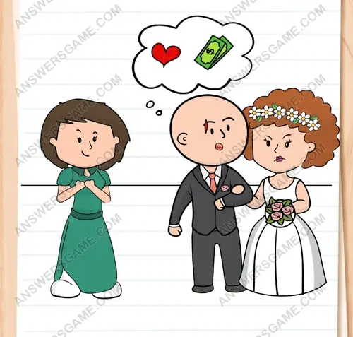 Oh nein! Jana heiratet Padaleck Jensenson! Alina muss Jana vor ihm warnen. Brain Test 3 Level 155