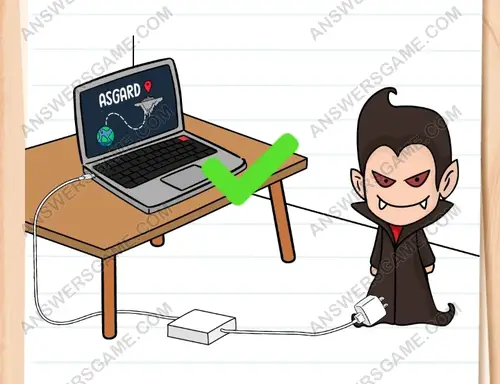 Pendant ce temps, Dracula s’est rendu chez Alix. Brain Test 3 Niveau 139