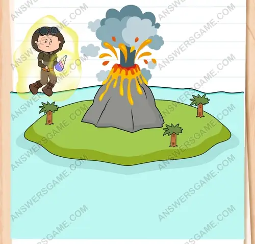 Alice quiere destruir las gemas. Necesita un volcán. Brain Test 3 Nivel 214