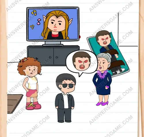 Agen Sam harus menjelaskan kondisi Pierre ke Madam Chocomel. Brain Test 3 Level 284