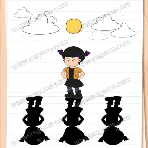 Który cień jest prawdziwy. Brain Test 4 Poziom 1