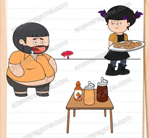 Musím ochránit svoje sušenky před strýčkem Jardou. Brain Test 4 Úroveň 108